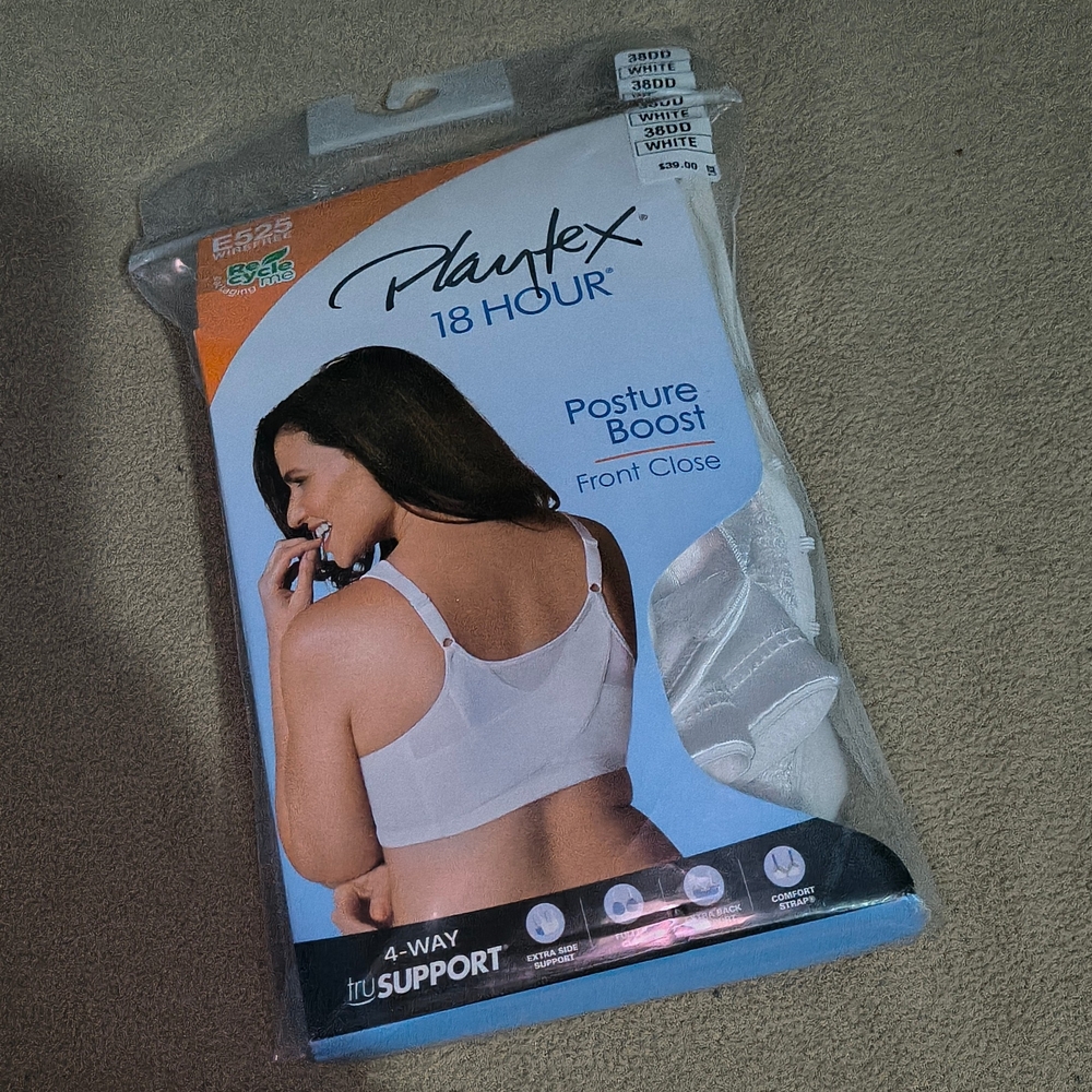 Playtex 18 Hour White Posture Boost Bra
